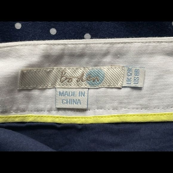 Boden Blue and White A-Line Skirt - Picture 13 of 14